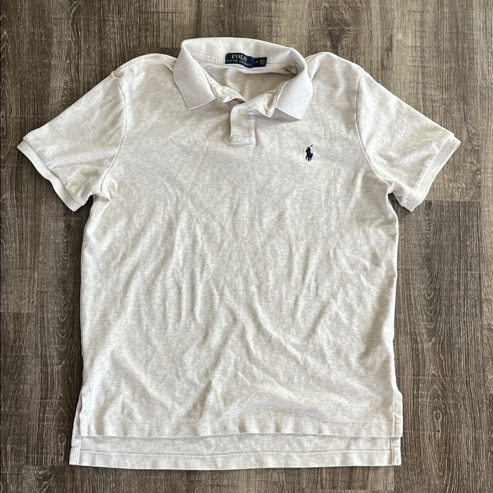 Polo by Ralph Lauren Men's Oatmeal Polo Shirt